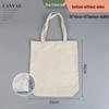 Custom Wear-Resistant Graduation Souvenir Canvas Tote Bag with Ribbon
