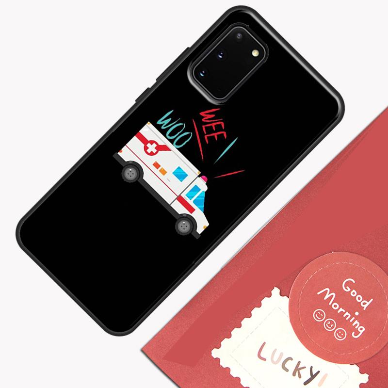 Wee Woo Ambulance Phone Case For Samsung Galaxy S25 S26 Ultra S20 S21 S22 S23 S24 Plus S9 S10 S25 FE Cover Shell