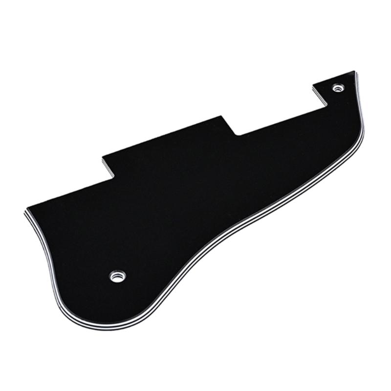 Elektrická kytara Pickguard Vysoce kvalitní černý PVC kryt Poškrábaná deska Pro ES-335 Elektrickou kytaru Kytarové díly