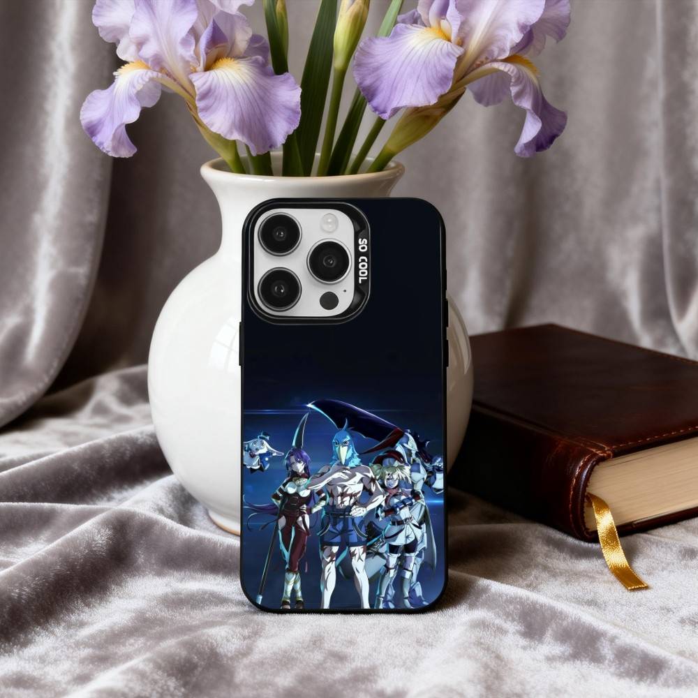 Web Novel S-Shangri-La F-Frontier Phone Case For iPhone17,16,15,14,13,12,11 Plus,Pro Max Black Candy Silver Phone Case