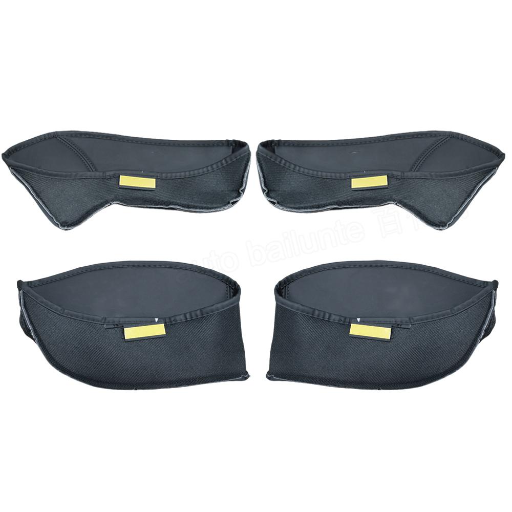 4Pcs Car Front and Rear Door Slot Storage Door Side Storage Cushion Box For   2022 2023 Tesla Model Y 3