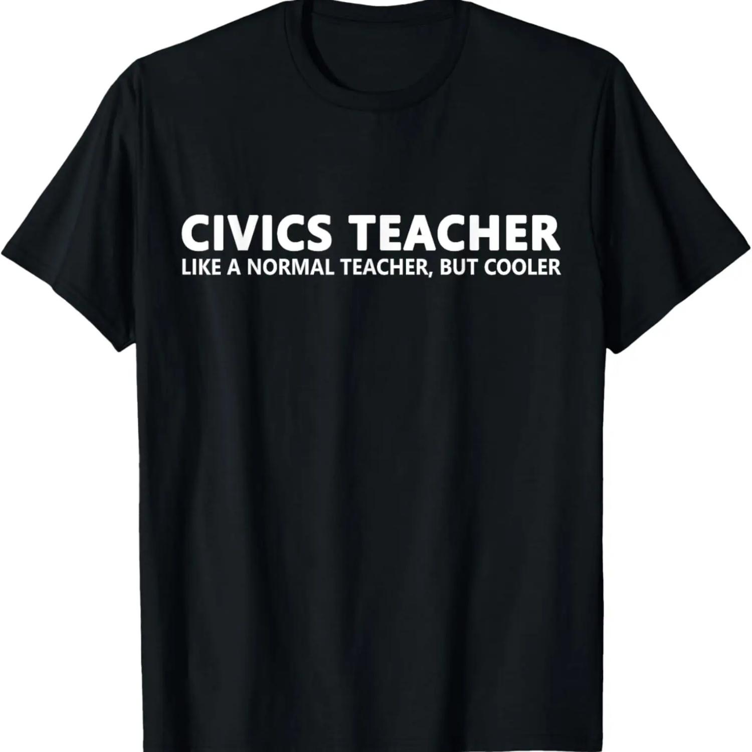 

Civics Teacher Funny Civics Teacher T-Shirt XXXXXL чорний