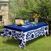 Shanah Tovah Rectangle Table Cloth for Table Decor Home Kitchen Dining Waterproof Reusable Tablecloth for Tables Holiday Party