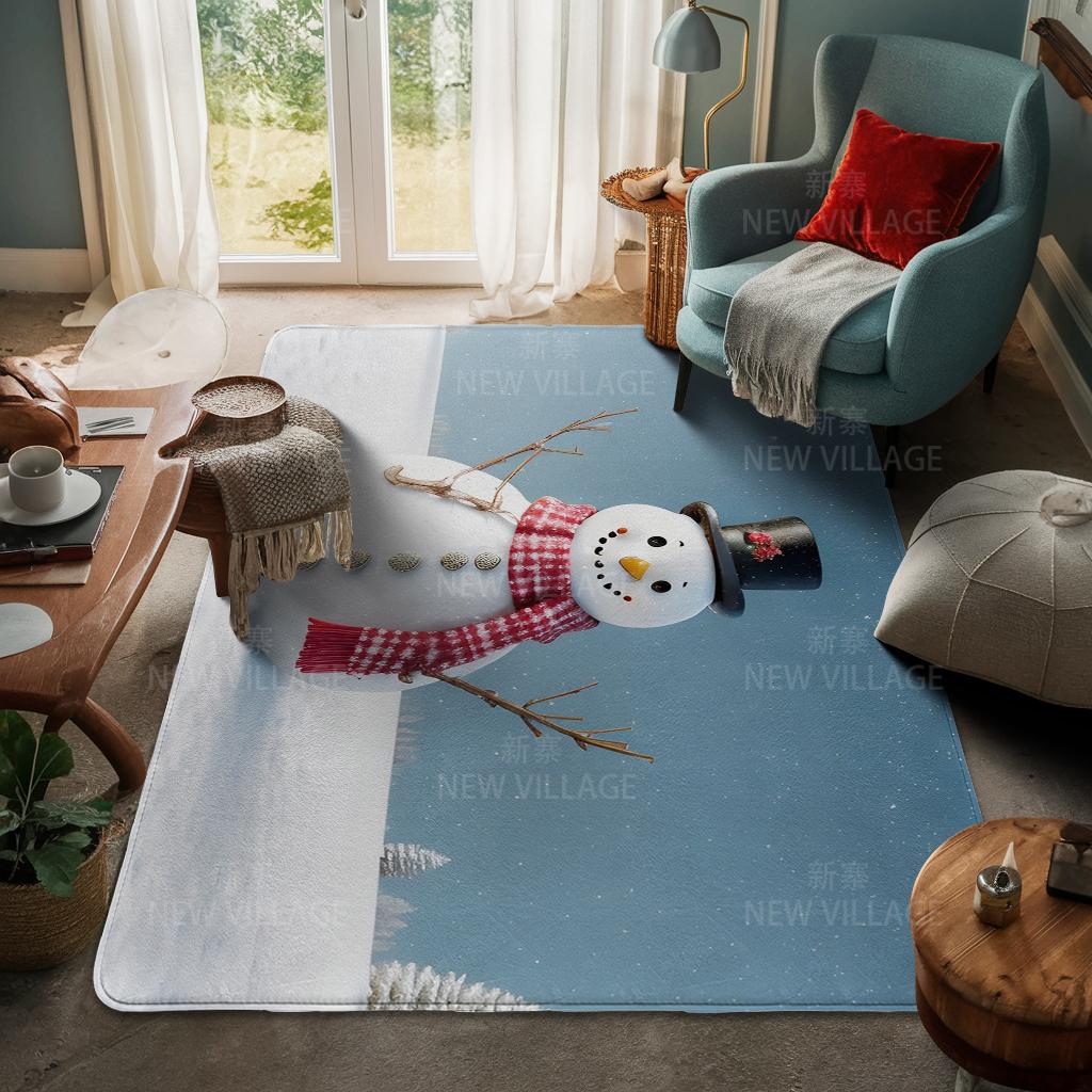 Koberec ke vchodu do domu Rohožka ke dveřím do domu Obývací pokoj Vana Koupelna Protiskluzové koberce s absorpcí vody vana Veselé Vánoce zima