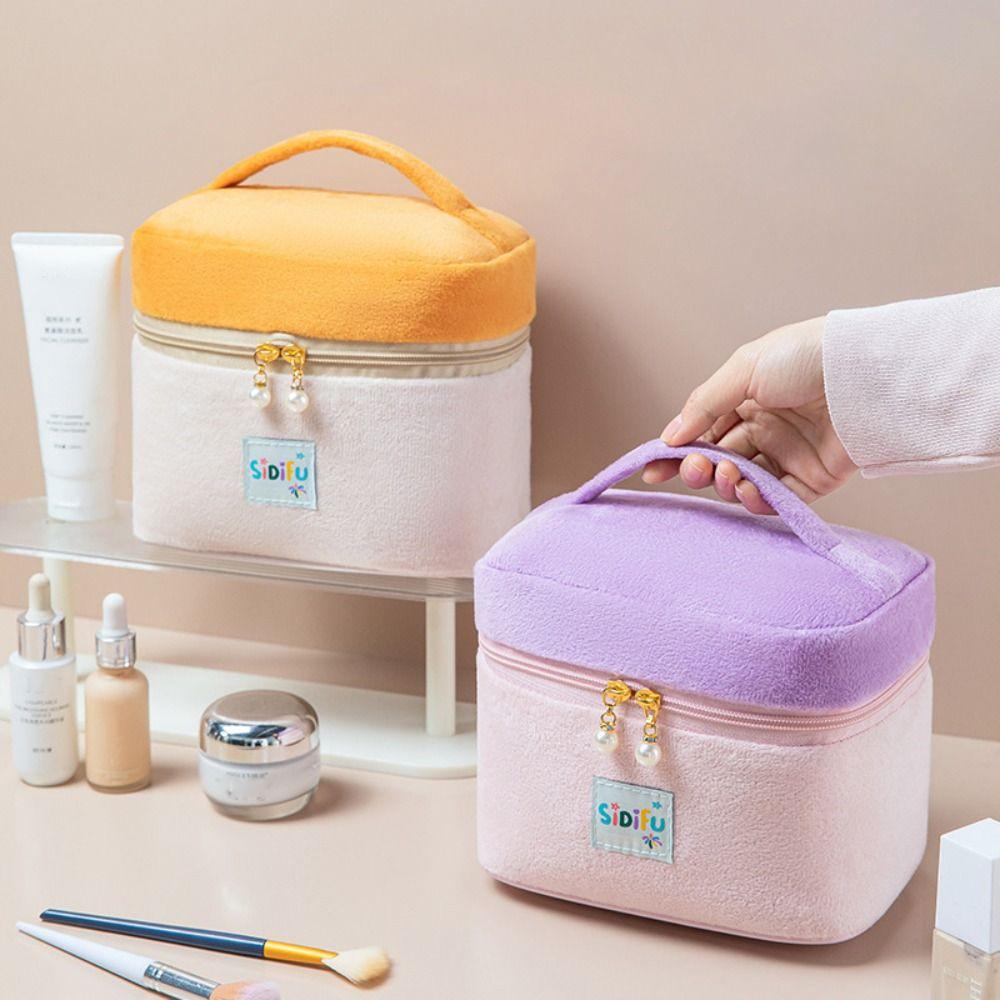 

Портативна косметичка велика місткість подорожі мила косметичка для дому фіолетовий