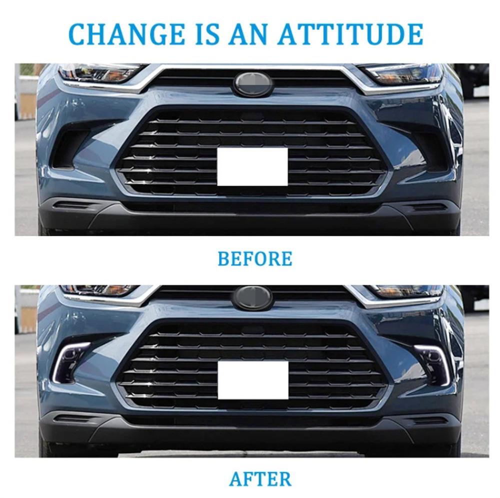 DRL For 2024-2025 Toyota Grand Highlander LED Daytime Running Light Fog Lamp