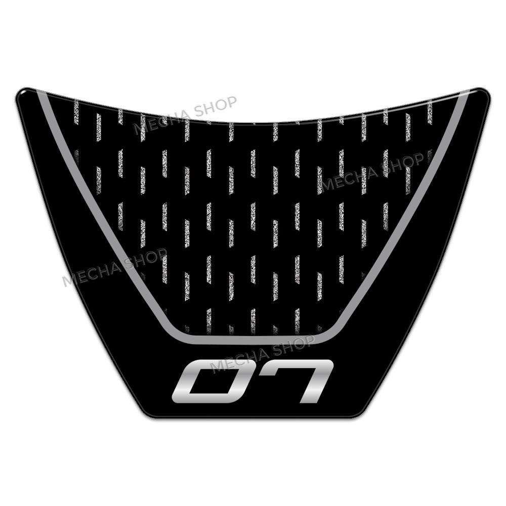 3D Resin Motorcycle Sticker Set Front Fairing Decals For MT-07 MT 07 MT07 2025 Tank Mat Decals