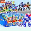 Original Blokees Transformers Defender Version Vol.4 Series Blind Box Anime Peripheral Assemble Toys Collectible Model Fun Gifts