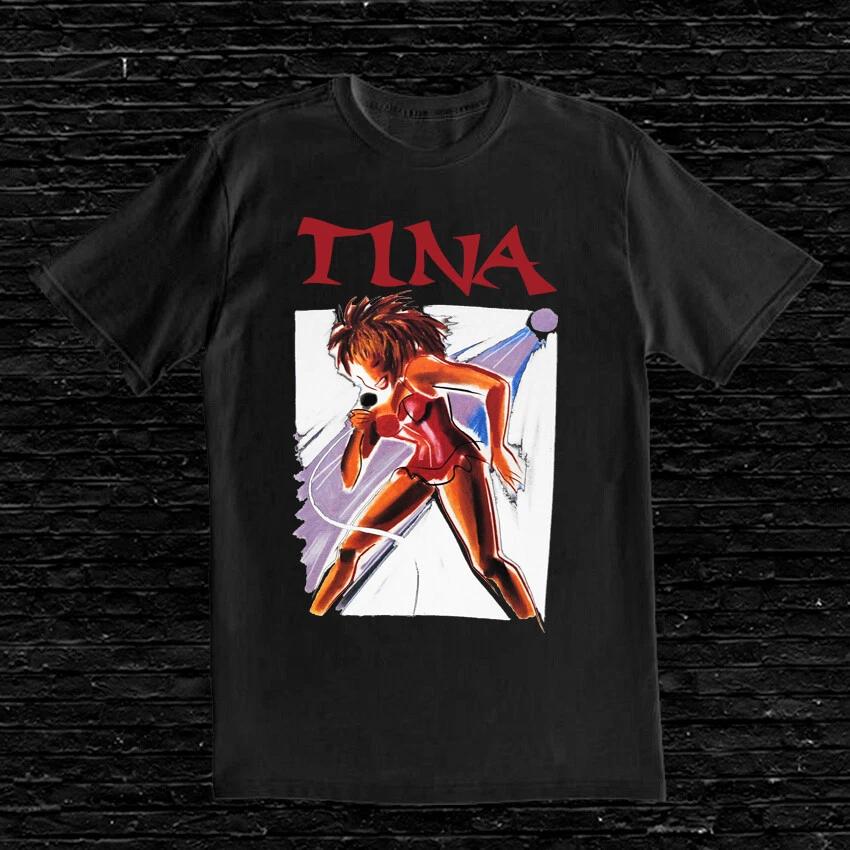 Tina Turner Live T-Shirt. Vintage/Retro style. S