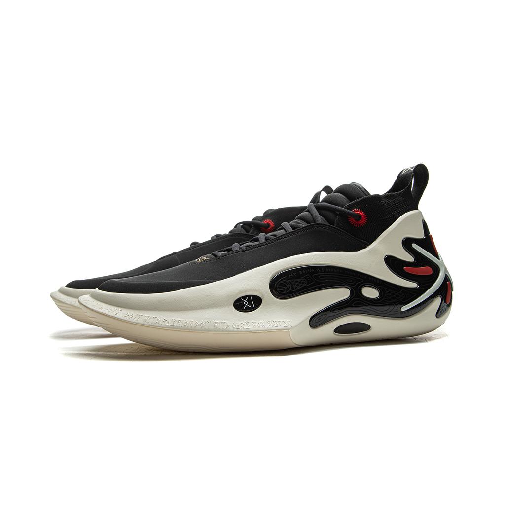 Li-Ning Way Of Wade 11 Announcement Men Sneakers Black White Red ABAU049-2