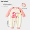 BadiBadi Infant Long-Sleeve Cotton Romper