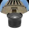 Fisheye Lens 0.35x Super Wide Angle Panoramic Macro 2 In 1 Detachable Lens AF IR Compatible