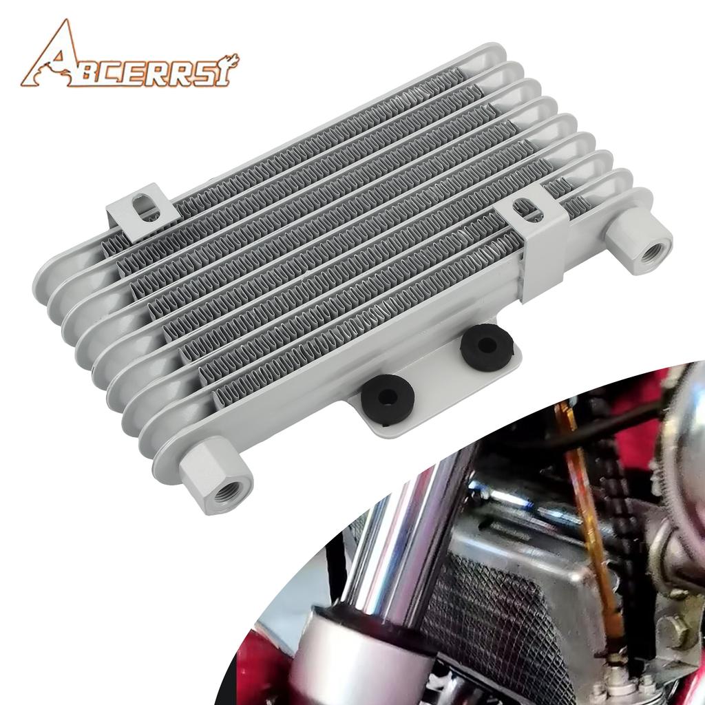 ATV UTV Motocross Oil Cooler Radiator 125ml With Buckle Dirt Pit Bike 125CC-250CC Universal Aluminum Adapter Enduro M12