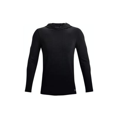 Solid Color Hooded Long Sleeve T-Shirt Men Tops Black 1370447-001