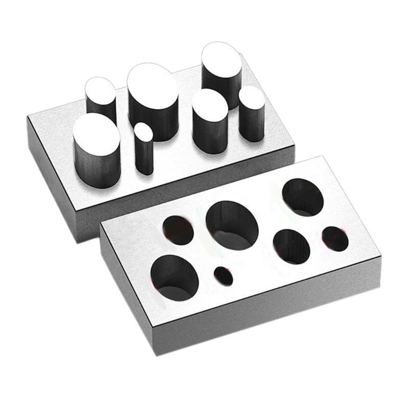 Professional Steel Mold Punch Set Jewelry Clasps Making Molds Necklace Lock Crafting Tool Steel Texture for Jewelry