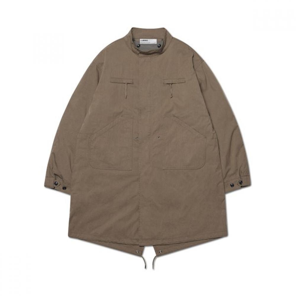 

Nomanual Patched Emblem Parka Washed Brown XL