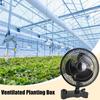Plant Grower Fan With Clip-on Rotatable Quiet Clip Grow Fan With 2 Speed Airflow Tent Swivelling Growth Ventilator
