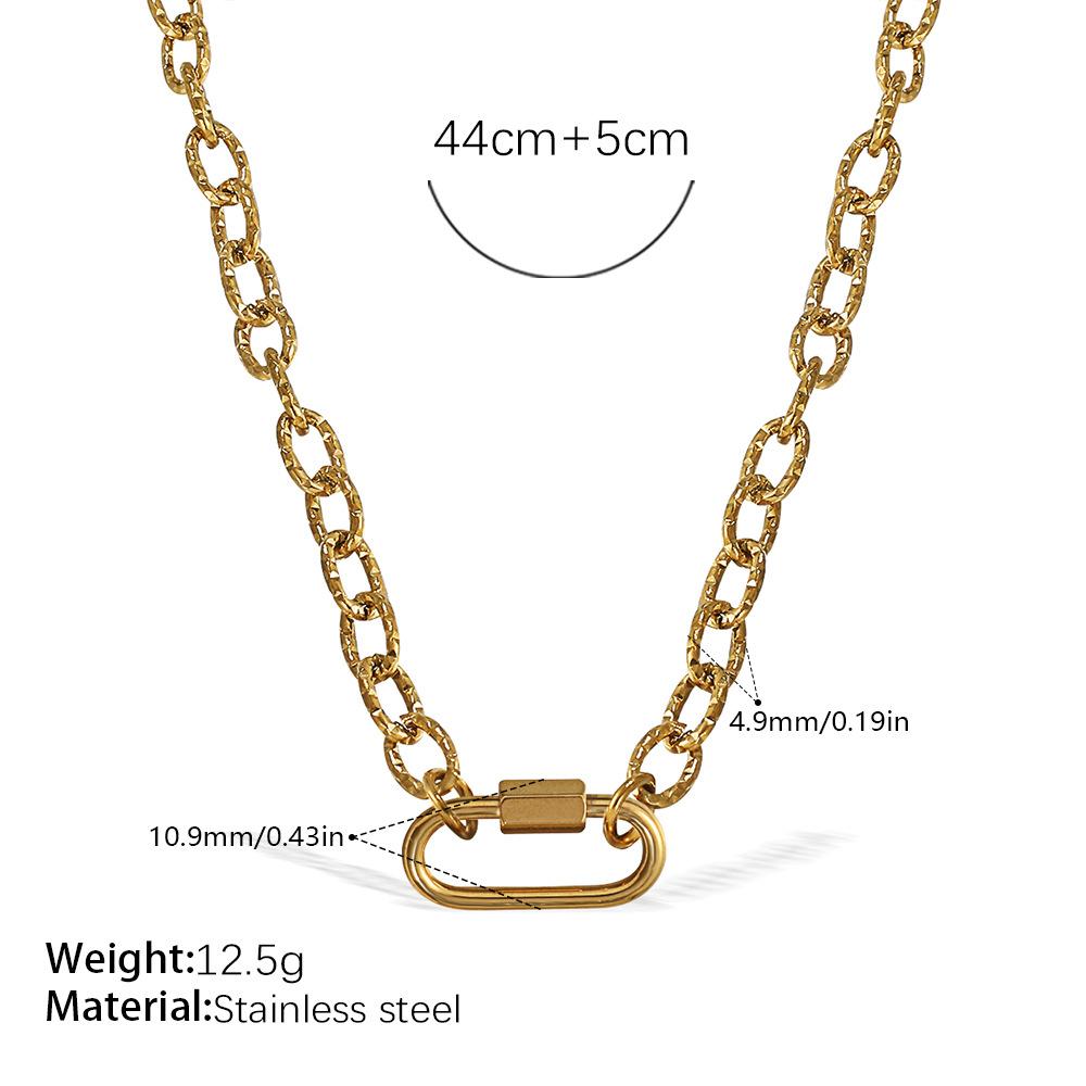 Japan And South Korea Fashion Niche Bracelet Necklace Women'S Personality Design Versatile Jewelry Does Not Fade Popular Trend