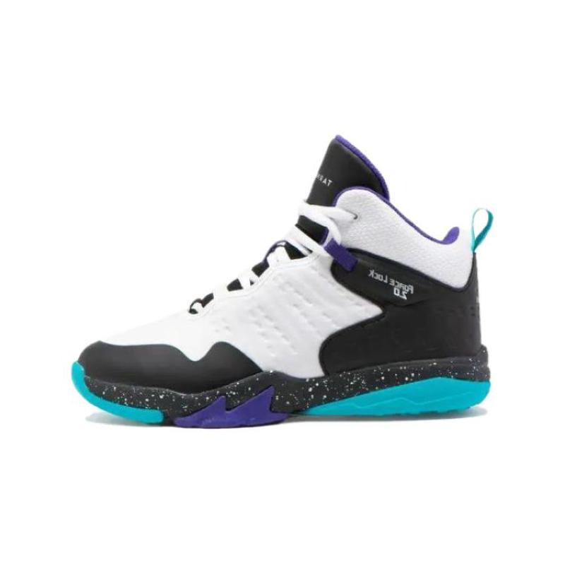 

DECATHLON SS500H Synthetic Leather Anti-Slip Shock Absorption High Top Basketball Shoes White Green Black Children s Model 34