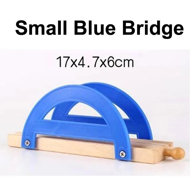 

Wooden Track Accessories Beech Wood Railway Train Track Bridge Station Parts fit For All Brands Wooden Tracks Toys For Kids