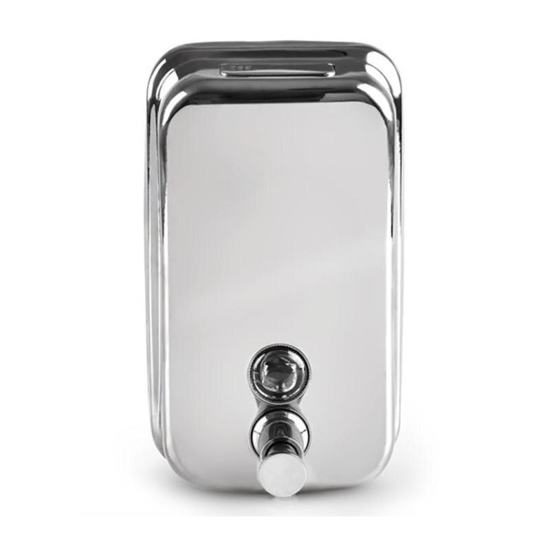 

500ml stainless steel wall kitchen soap dispenser bathroom shampoo soap dispenser | Liquid soap dispensers