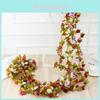 Elegant Autumn Small Peony Ivy Leaf Vine Fake Plant Garland For Home Dcor