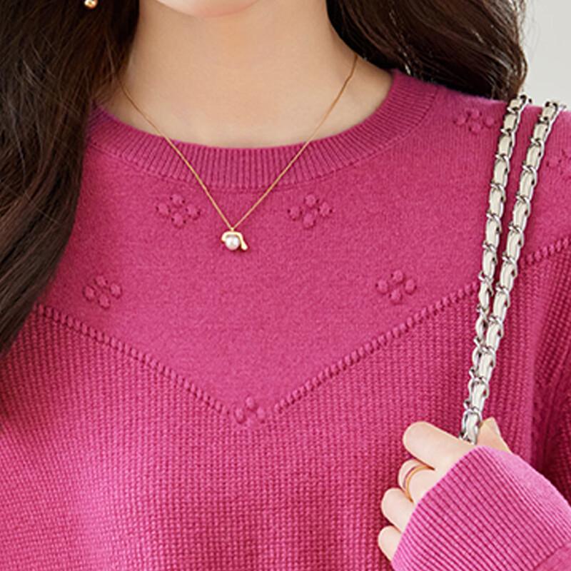 Women's 100% Merino Wool Cropped Knit Sweater