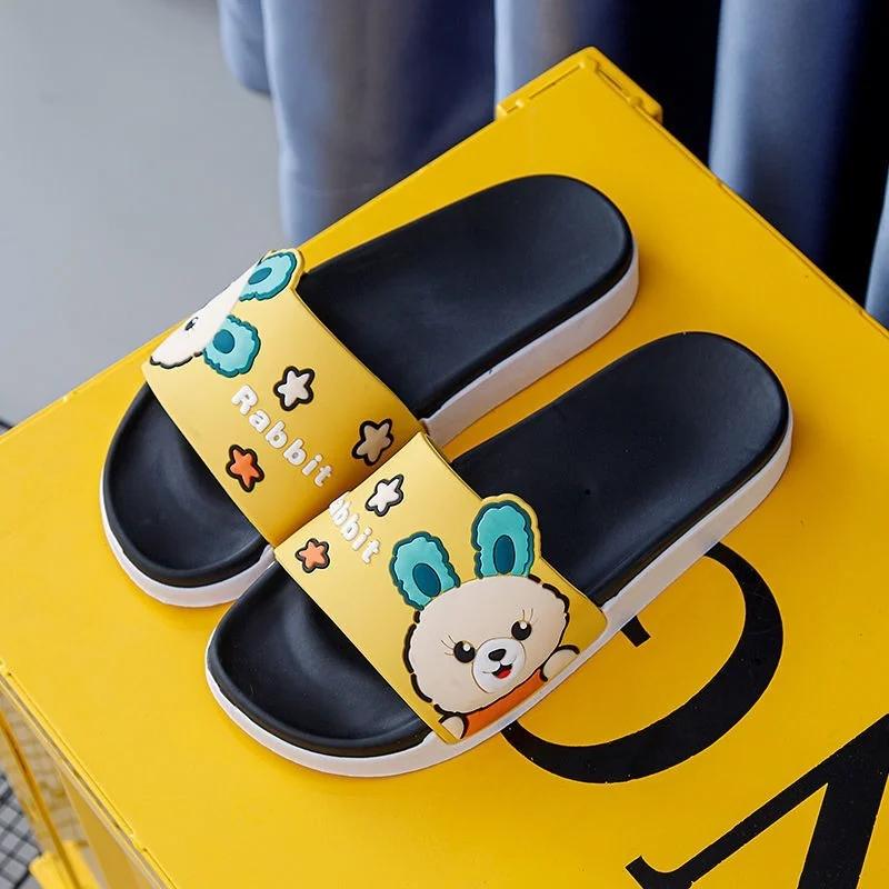 Fashion Bathroom Home Open Toe Indoor Women's Slippers and Ladies Sandals Anime 2024 Platform Slides Kawaii Cute House Cartoon Shoes W F