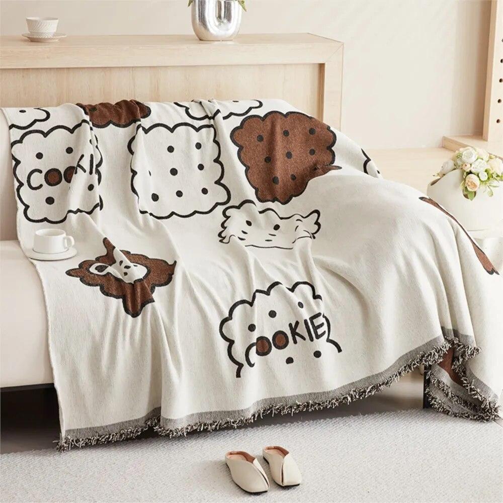 Высокое качество синельное одеяло для дивана для декора гостиной — фото 4