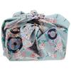 VORCOOL Furoshiki Lunch Wrap Cloth Wrapping Japanese Pattern Traditional Style Cherry Blossom Blue Green Cotton Soft Texture Durable Washable Eco Bag