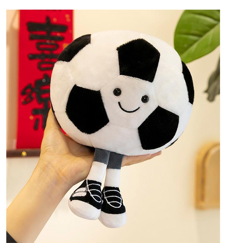 Cross-border Football Plush Pillow - Basketball Doll Figurine Holiday Gift