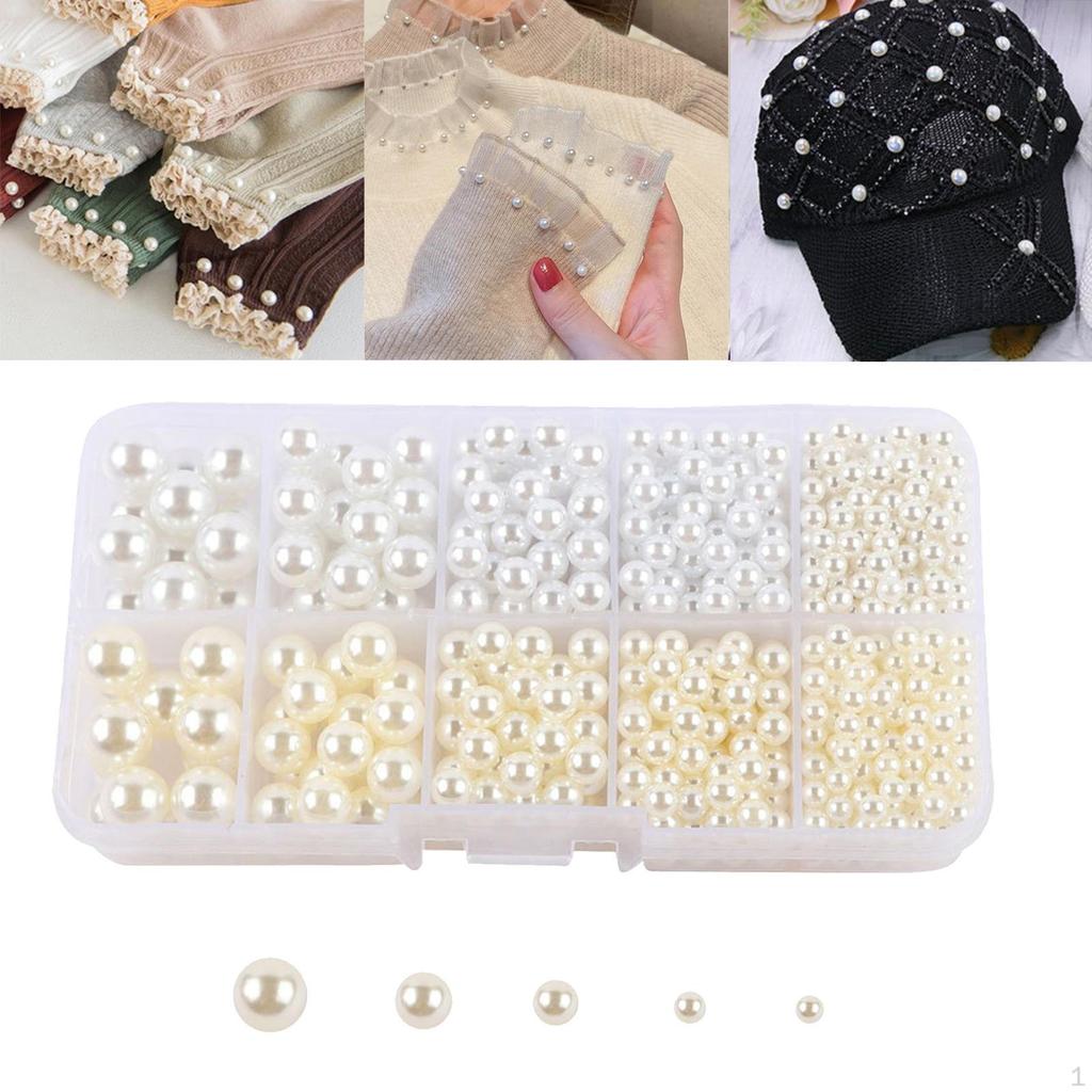 , Loose Beads Home Decor DIY Supplies No Hole Undrilled for Bead Setting Machine Crafts