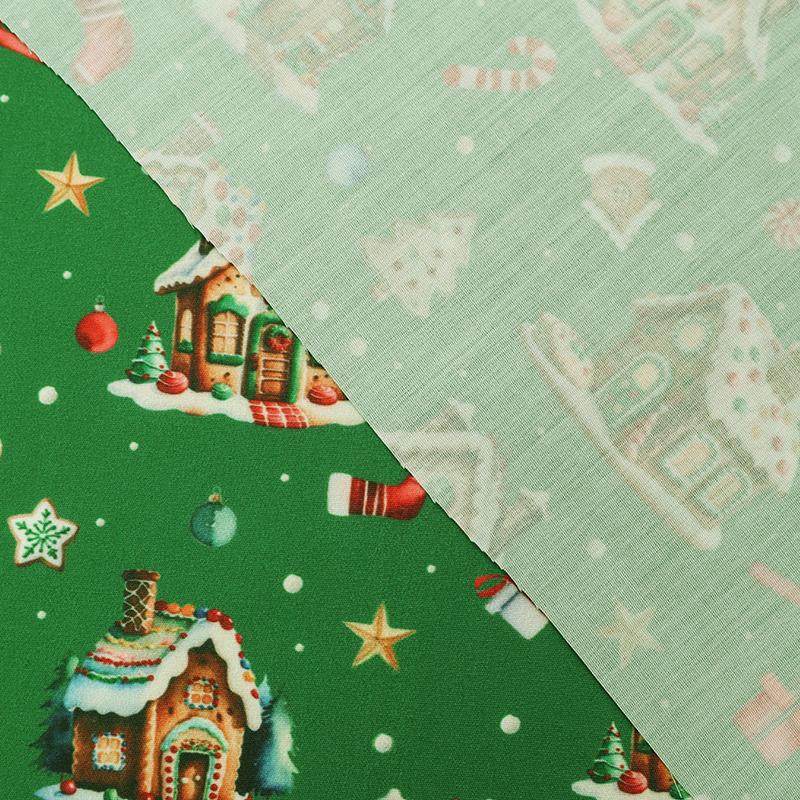 150x50cm Christmas Series Printed Fabric For Christmas Decoration, Tablecloths, Sofa Cover Handmade DIY Sewing Fabrics TJ21839