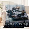 Game G-God of War R-Ragnarok Blanket Blanket for Couch Sofa Travel Home Picni Flannel Blanket Birthday Gift Warm Comfortable