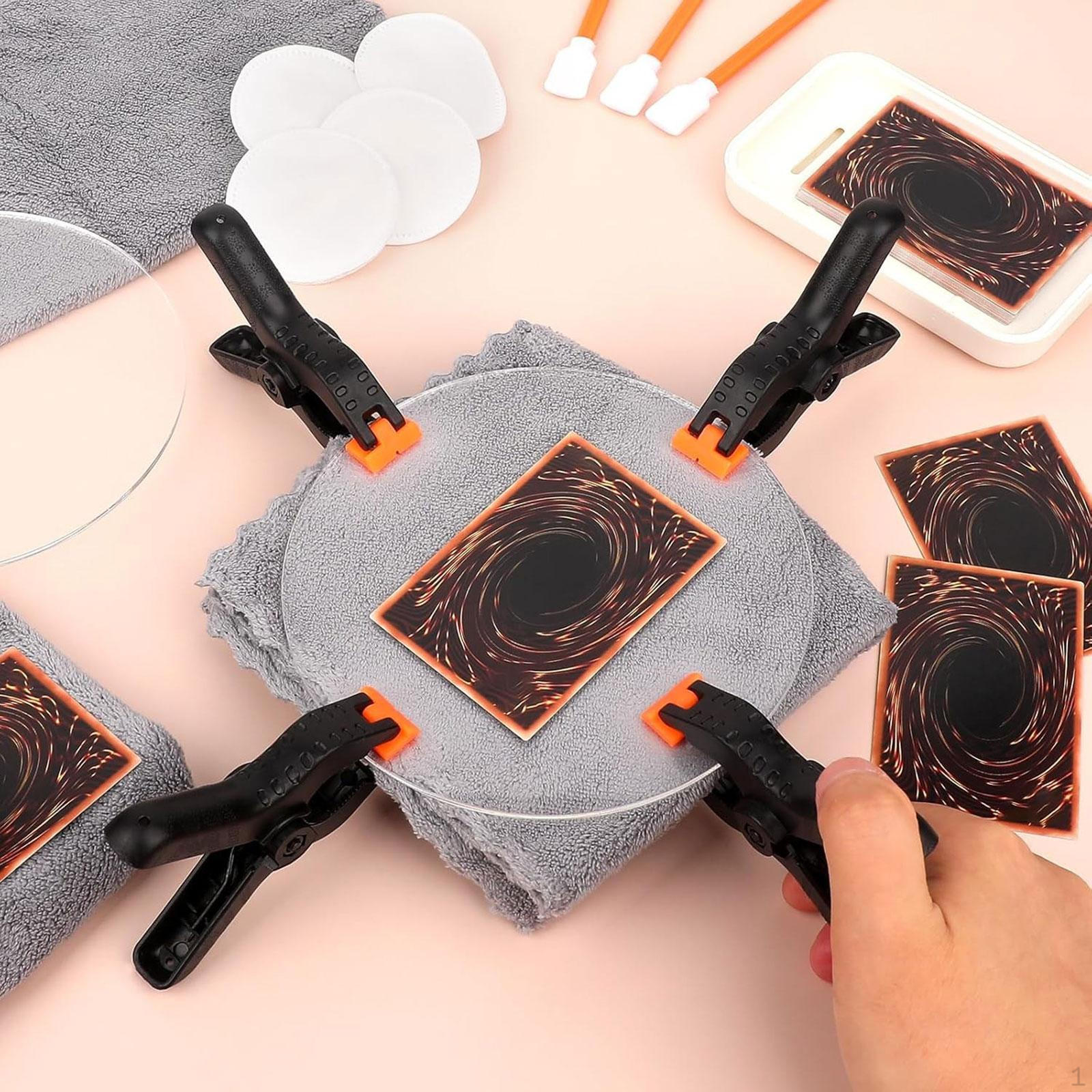 611 Pieces Trading Card Cleaning Kit for Collectors Care Clean