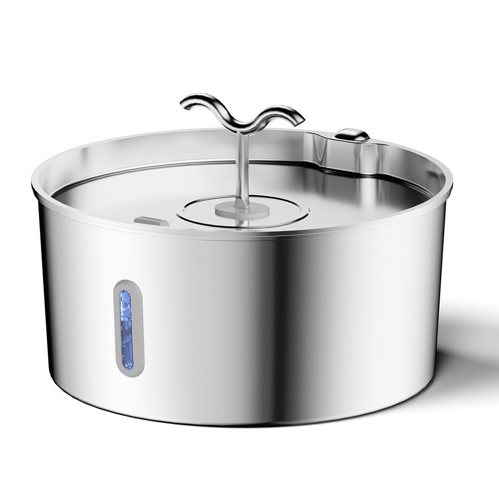 Stainless Steel Eco-friendly Pet Water Dispenser Super Large Capacity Automatic Heating Cat Dog Water Feeder
