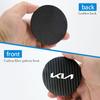 For Kia Morning Picanto XCeed Soul Cerato Venga Cadenza K9 Seltos Tellu Car Coaster Cup Holder Carbon Fiber Pattern Non-Slip Mat HW8