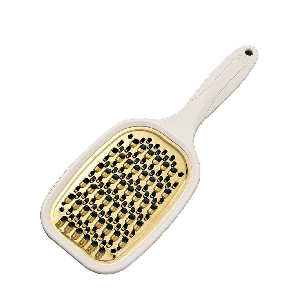 Food Grater Multi Purpose Stainless Steel Vegetable Shredder for Potato Carrot Home Kitchen White Handle