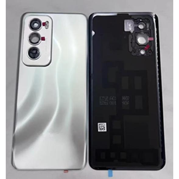 A+++ Akkugehäuse Reparatur für Oppo Reno 12 Rückabdeckung Glas Rückseite Gehäuse Schale + Kameraobjektiv Klebstoff Ersatzteile