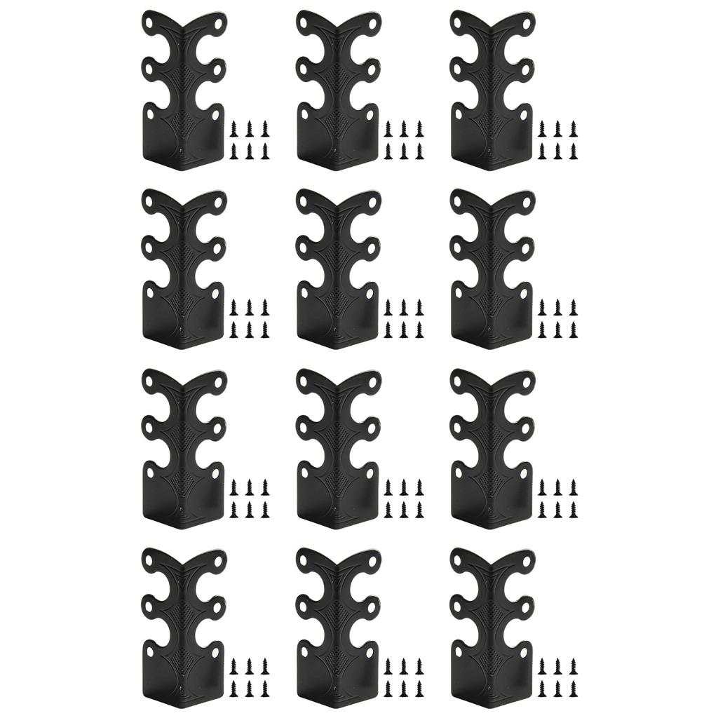 6/12/18/24 Stück Eckenschutz Vintage Metall Eckenschutz 6 Stück Für Stilvolle Sockelleisten Wohnzimmer Büro