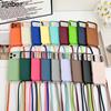 Liquid Silicone Crossbody Necklace Cord Strap Case For iPhone 17 Pro Max 16 15 14 13 12 11 XR XS X Matte Soft Protection Cover