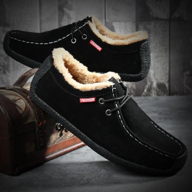 

Классическая кожаная мужская повседневная обувь в британском стиле, роскошная замшевая зимняя обувь, минималистичная обувь для мужчин, оксфорды для вождения, кроссовки 7.5