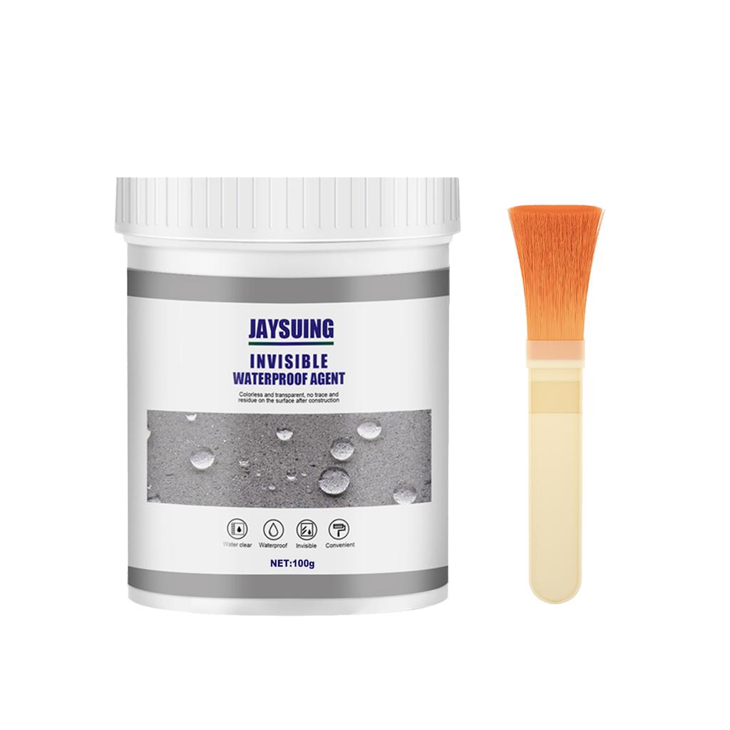 Waterproof Coating Sealant Agent Transparent Glue with Brush Invisible Wall Leak Repair Sealer Multi Surface Application Coating