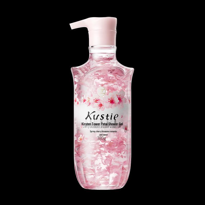 Kustie Cherry Blossom Petal Shower Gel