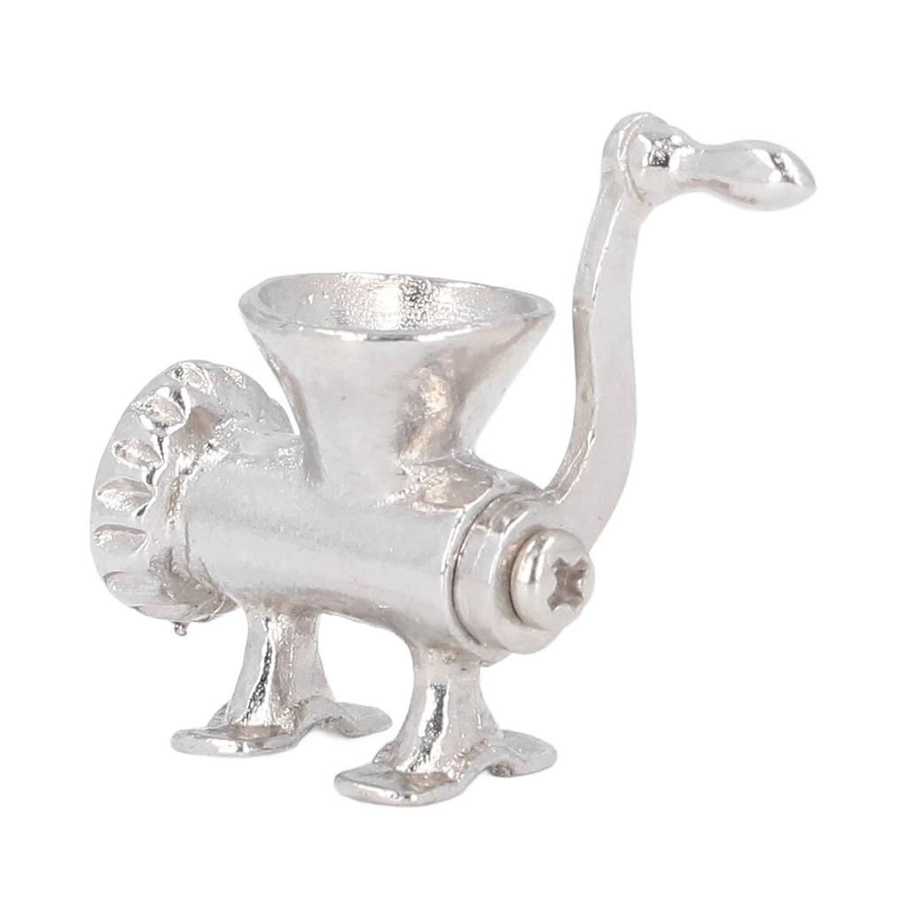 1:12 Mini Fleischwolf-Modelle Handkurbel Lebensszene Simulation Spielhaus Spielzeug für Kinder ab 3 Jahren