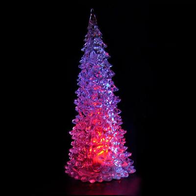 Color Changing Christmas Tree with LED Nightlight for Christmas Decorations