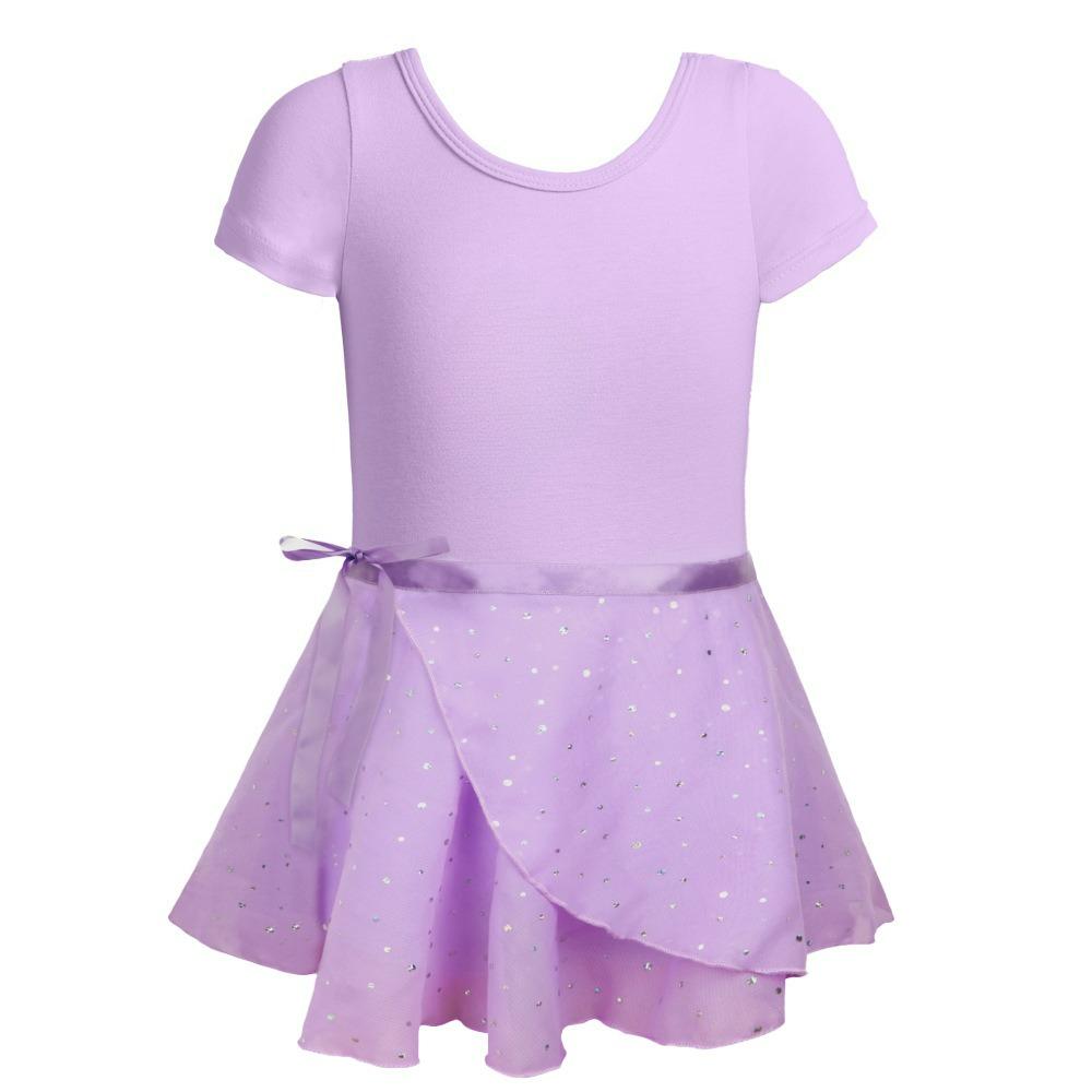 Girls Love Dance Skirt Girls Four Seasons Short-sleeved Ballet Practice Clothes Performance Clothes