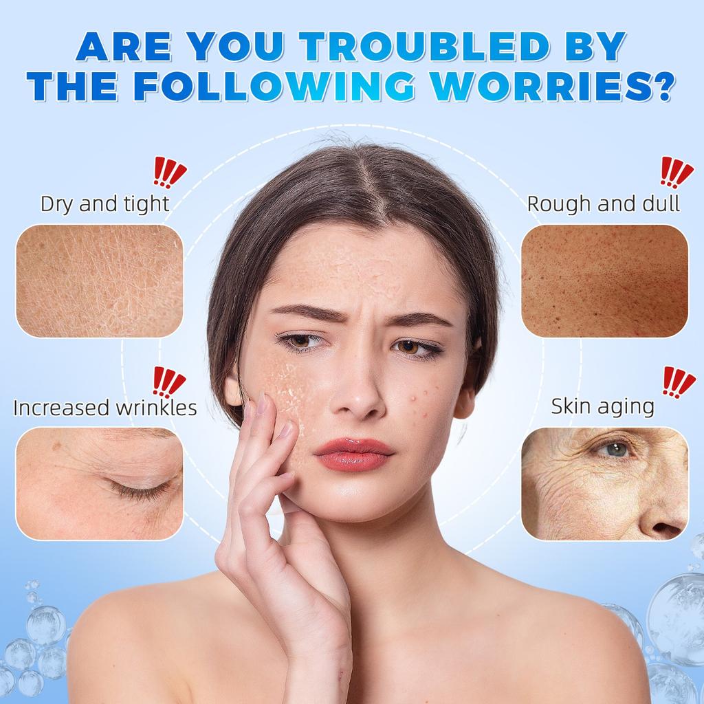 Hyaluronserum Ultra Feuchtigkeitsspendende Ampulle, Ultra Feuchtigkeitsspendendes Serum Hyaluron Feuchtigkeitsspendendes Gesichtsserum(1.2ML*30