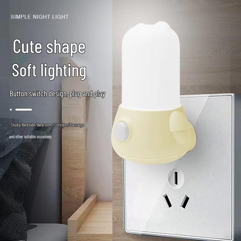 LED Night Light Plug-in: Eye-Friendly, Energy-Saving Lamp for Bedroom, Nursery, or Staircase