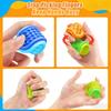 Silicone Sensory Stone Fidget Toy Anxiety Stress Relief Textured Ball Portable Travel Kids Teens Adults Calming Worry Stone Toy